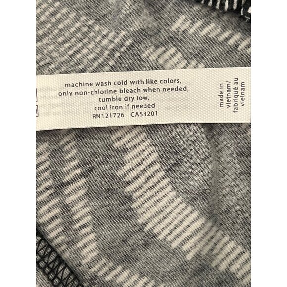 Aeropostale Women's Medium Black & White Geometric  Boho Fit & Flare Mini Dress - Picture 13 of 16